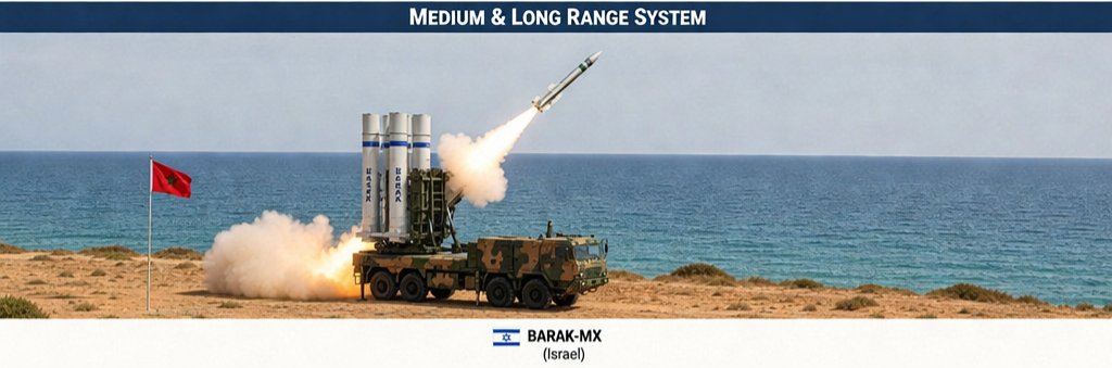 KOMARMIES's tweet image. Surface-To-Air Artillery currently in service with the Royal #Moroccan Armed Forces 🇲🇦 

Moroccan Armed Forces has completely changed its doctrine over the past fifteen years, moving from an #army relying almost exclusively on fighter jets to counter various #aerial threats, to a