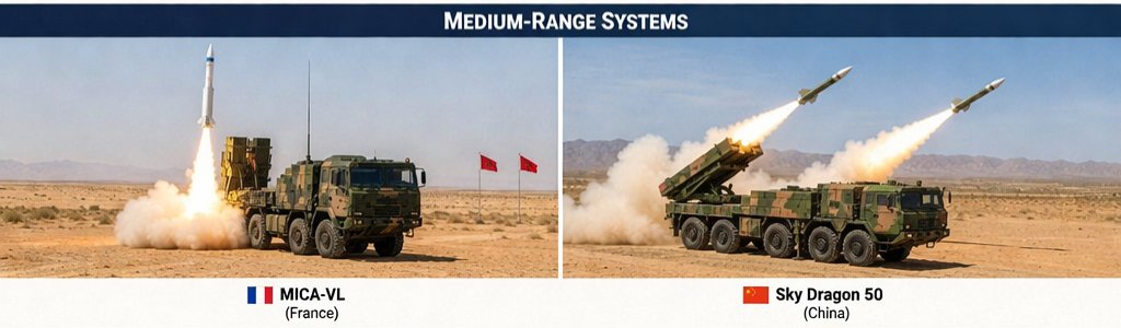 KOMARMIES's tweet image. Surface-To-Air Artillery currently in service with the Royal #Moroccan Armed Forces 🇲🇦 

Moroccan Armed Forces has completely changed its doctrine over the past fifteen years, moving from an #army relying almost exclusively on fighter jets to counter various #aerial threats, to a