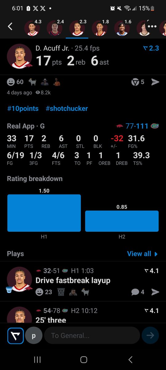 prodibar's tweet photo. @OptaSTATS @RazorbackMBB https://t.co/reCbIIqUNK