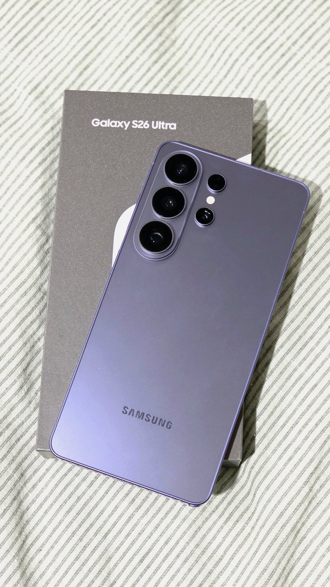jmxxvi's tweet photo. It took four days for the item to arrive. I have a 15-day period to test it and make a decision. #GalaxyS26Ultra 🤔 https://t.co/nF6vRYAzr0