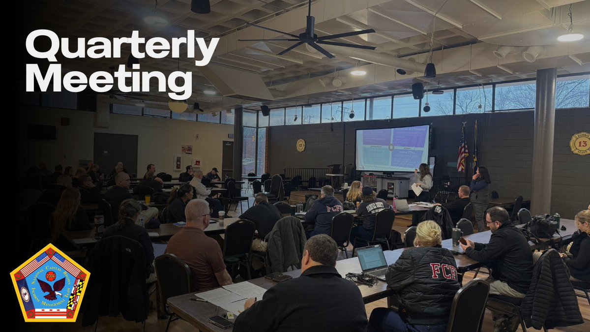 At the NCR IMT quarterly meeting, team members learned more about Family Assistance Operations, heard lessons learned from past events like the Marine Corps Marathon and Occoquan Fall Festival, and discussed future planning and trainings to strengthen our team’s readiness.