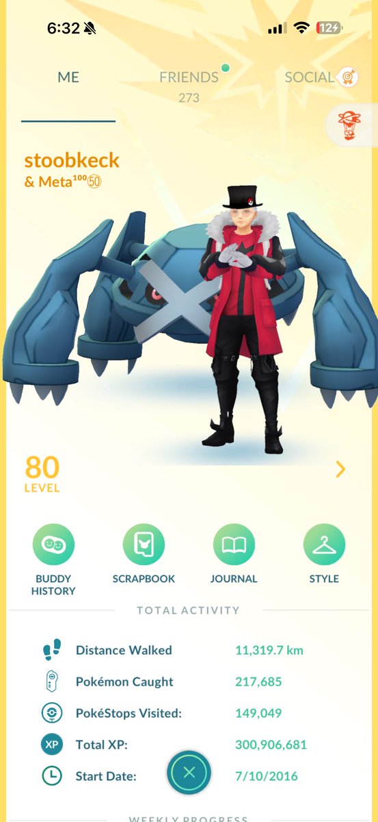 Level 80🥳 thank you to all the friends and trainers I’ve met along the way! Can’t wait to meet more! #PokemonGO #pokemongofriendcode #PokemonGOFest2026