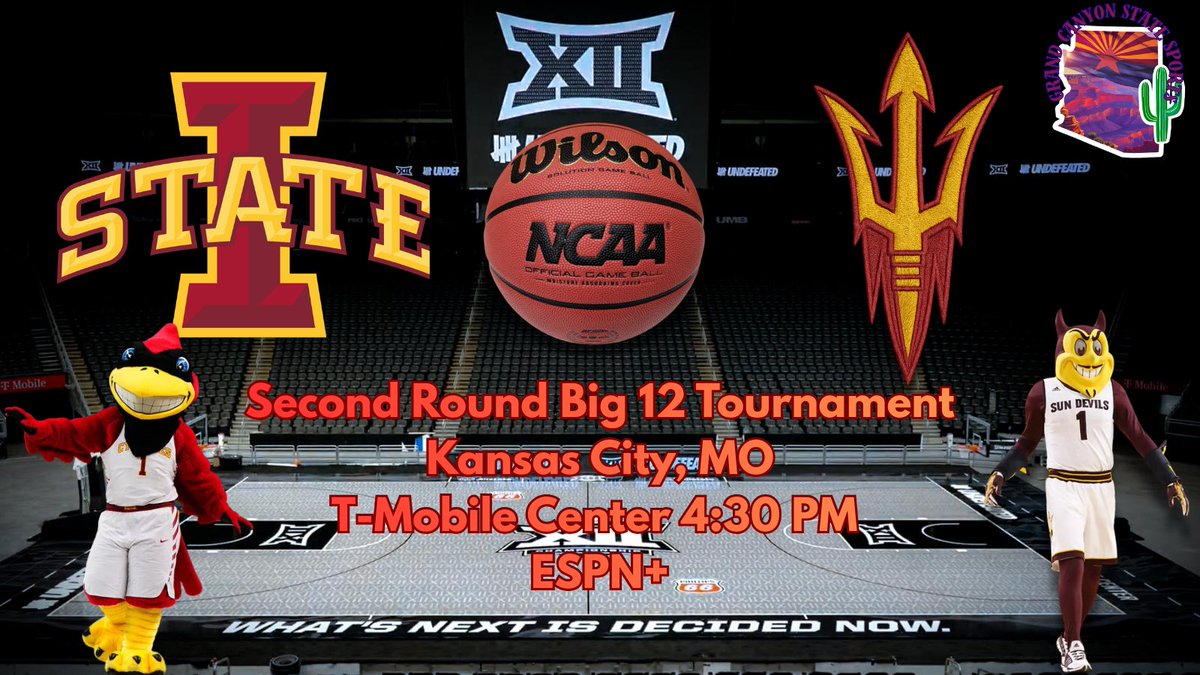 🚨Upset Alert🚨
#10 <a href="/SunDevilWBB/">Sun Devil WBB</a> 77 - #7 <a href="/CycloneWBB/">Cyclone Basketball</a> 68
The Sun Devils led the entire way enroute to a 9-point win over the Cyclones. ASU had four players score in double figures, Gabby Elliott 22, Heloisa Carrera 17, McKinna Brackens 16, and Last-Tear Poa 12. Elliott also
