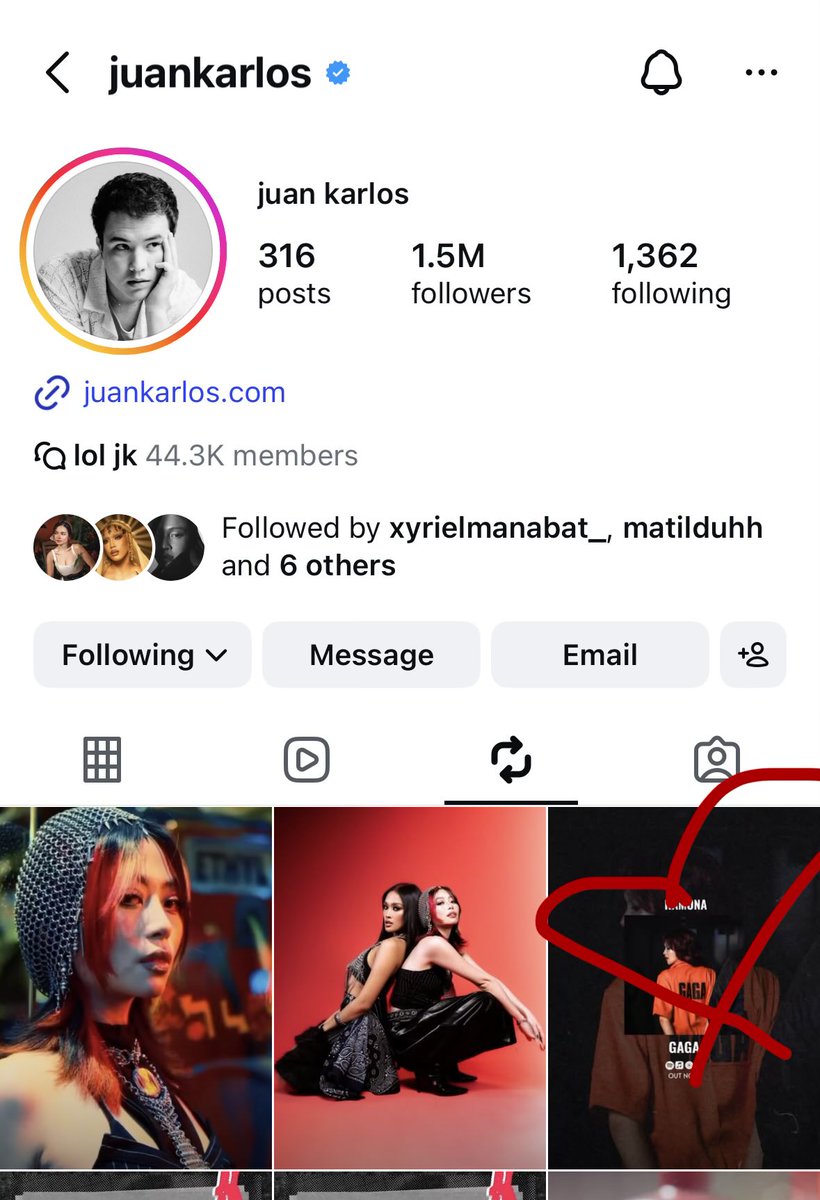 jk reposted gaga🥹 i miss them✋🏼🤧
