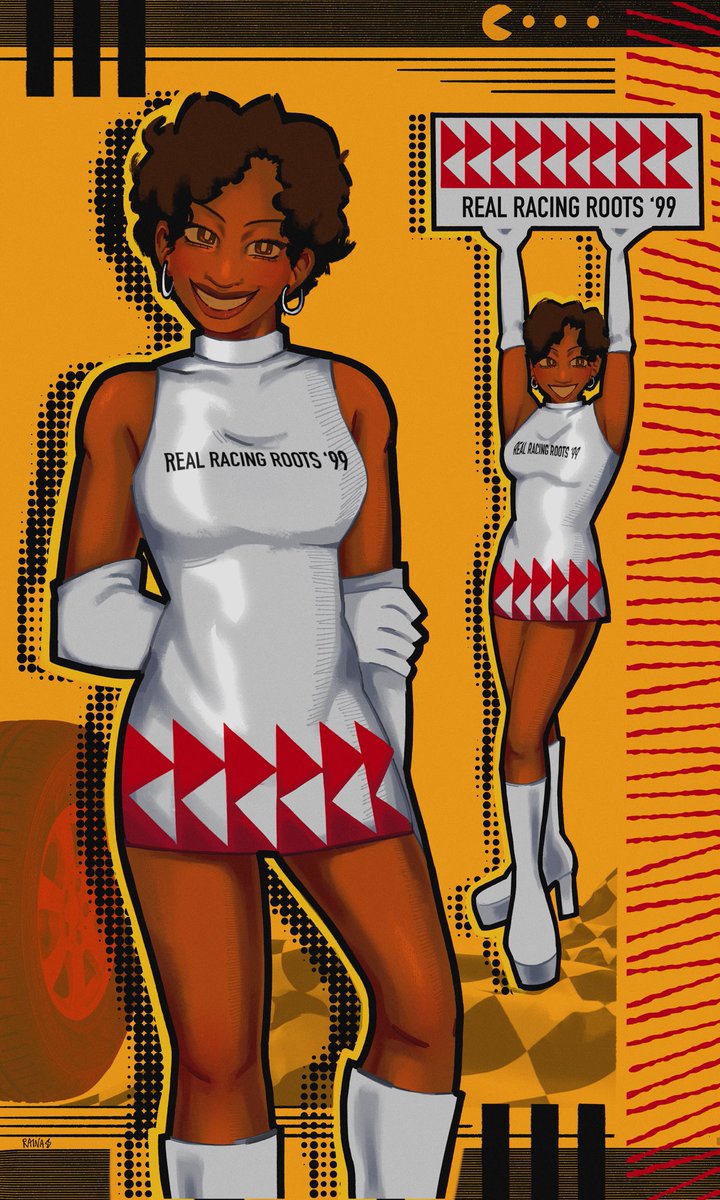 reposting my black reiko nagase since #ridgeracer has a little renewed attention rn