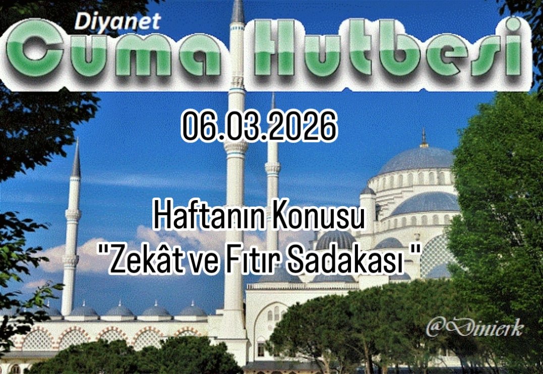 Ülkemiz Camilerinde Okunacak Cuma Hutbesi dinierk.blogspot.com/2026/01/ulkemi…