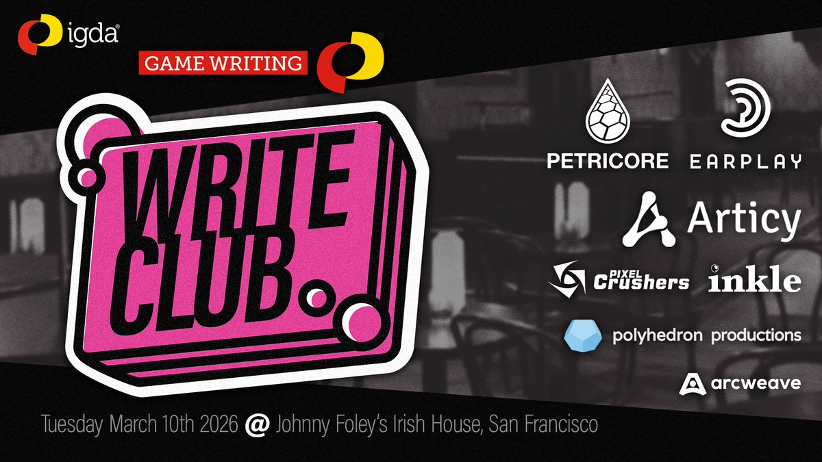 IGDA Game Writing tweet media