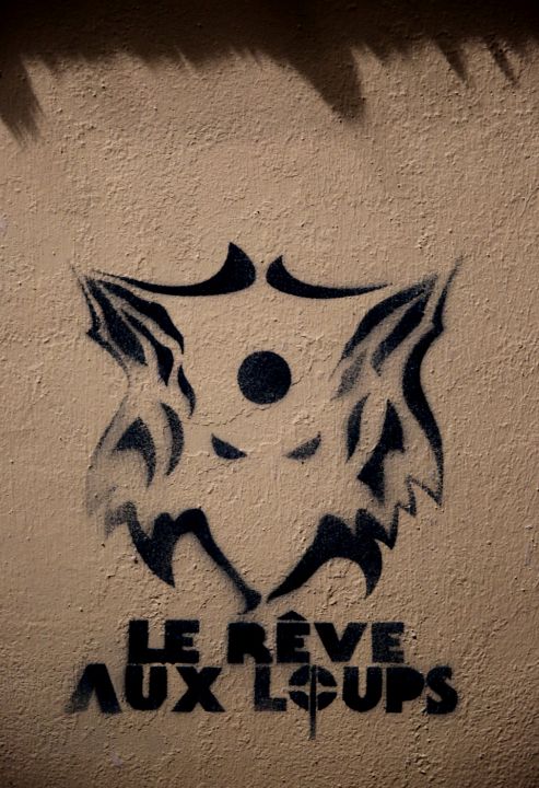 DiowJordan95290's tweet photo. Art of the Day! "THE WOLVENS' DREAM  [2], Stencil". Buy at: https://t.co/dfBwkVb6tR https://t.co/TRTWFLAQMM