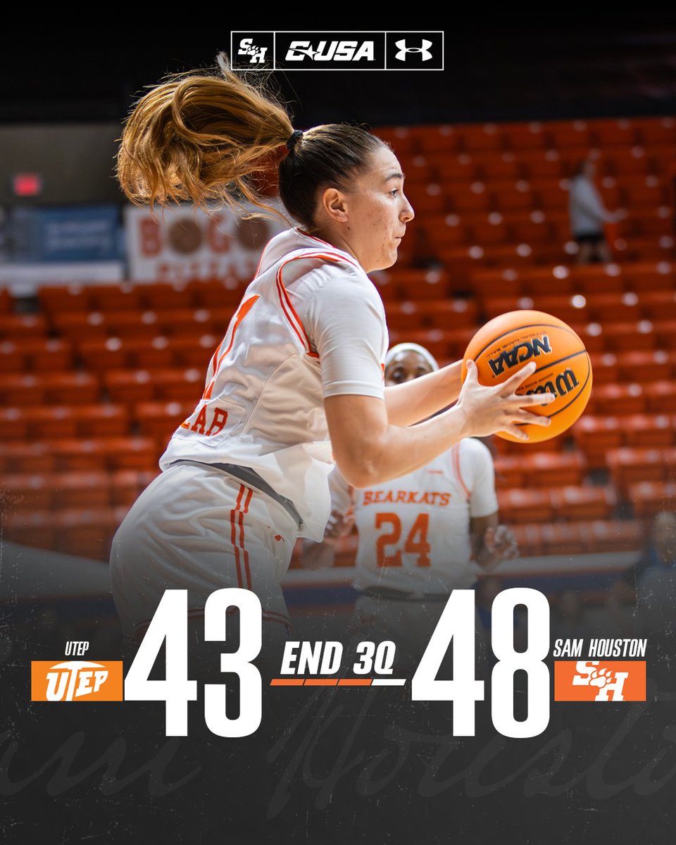 Bearkats_WBB's tweet photo. 3 down 1 to go.

#EatEmUpKats https://t.co/J2L6qqWkmk