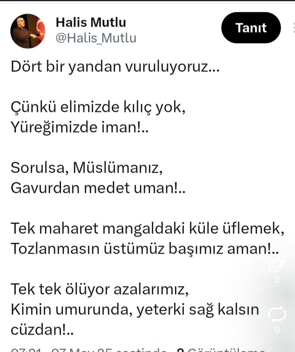 Halis Mutlu tweet media