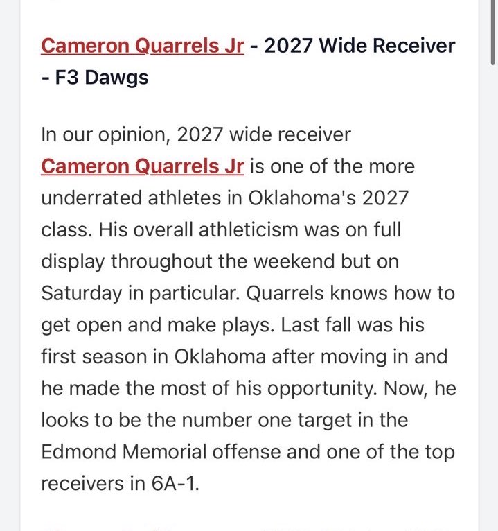 Cameron “CJ” Quarrels Jr tweet media
