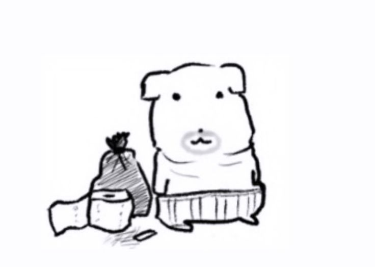 私が静かな理由…… 実は今日は休みの日なんですが、昨夜5時間もあがいたのに絵が描けないからです……。