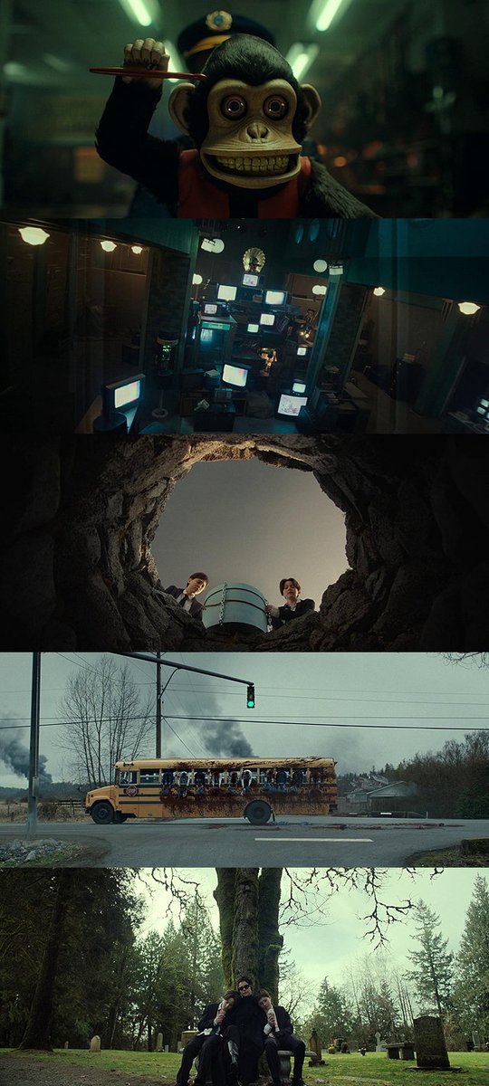 monstersngeeks's tweet photo. Recordando la cinematografía de #TheMonkey / #ElMono (Osgood Perkins, 2025), obra del director de fotografía mexicano Nico Aguilar (Pedro Páramo, Chupa). https://t.co/IK1ZsceL9j
