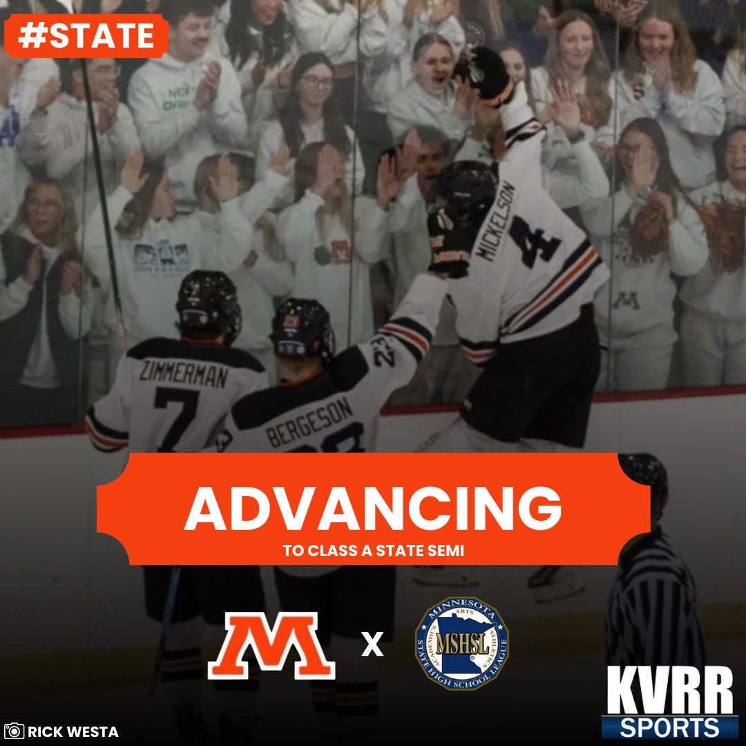 ADVANCING‼️ <a href="/Spud_Hockey/">Spud Boys Hockey</a> moves on with a 4-1 win over Lakeville South.

The Spuds will play in the MSHSL Class AA State Semifinals Friday night at approx. 8pm

<a href="/MNHockeyStar/">Dave Spehar</a> <a href="/mnhshockeytalk/">mnhshockeytalk</a>
<a href="/MNHockeyDog/">MN Hockey Dog</a>
<a href="/mnhockeytv/">MNHockey.Tv</a> <a href="/MNHockeyLife/">MNHockeyLife</a>
@MNStateOfHockey
<a href="/Homeicemn/">Home Ice</a> <a href="/FollowThePuck/">FollowThePuck 👻</a>
