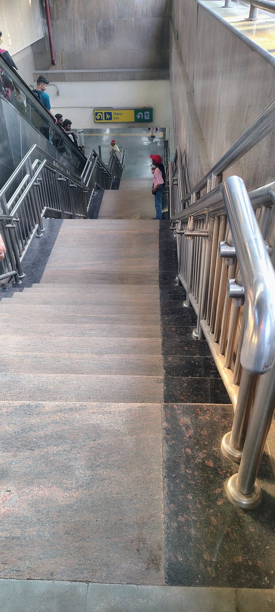 candypant's tweet photo. @CISFHQrs Why no one is asking to go out the Radha Swami supporters from the qutub minar metro and chattarpur metro stations, they are using mics, the direction of the escalators changed.  Why are they permitted to do so.... https://t.co/j16pzytgRD
