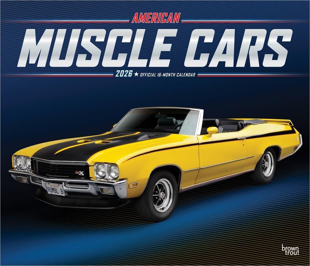 browntroutpub's tweet image. Essentially an American phenomenon, #hotrods were built with the best of both worlds: the sleekness of classic car silhouettes with in-your-face horsepower. Go cruising into the sunset with this #AmericanMuscleCars #calendar. #cars #MuscleCars #Ford #Dodge buff.ly/a061mkK