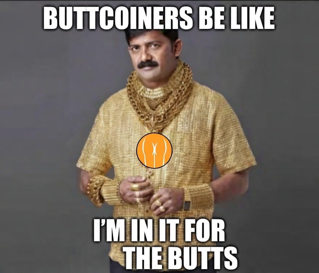 Cry9t0F's tweet photo. $buttcoin 🍑        👑 https://t.co/CawMJFrUHq
