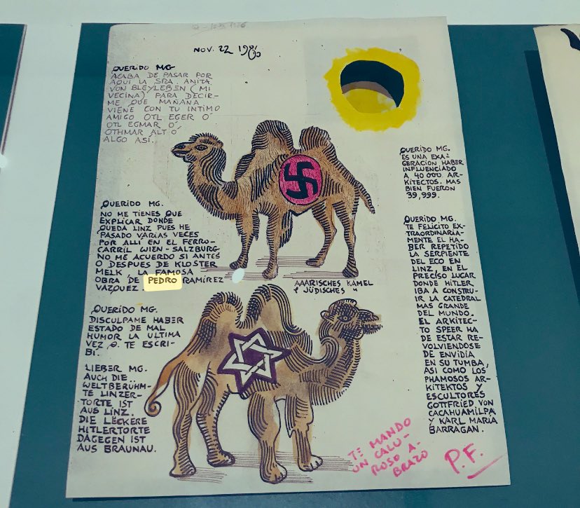 CometaHosh's tweet photo. Se ha ido P. Friedeberg, se ha ido un grande. 
Su obra surrealista ¡Extraordinaria!
México despide a un grande. 
No queda más que recordarlo con parte de la serie de cartas que escribió a Goeritz, leerlas me hizo que aquella fuera eso…Extraordinaria. 
#Friedeberg #Arte #Goeritz https://t.co/HSifMBctoI