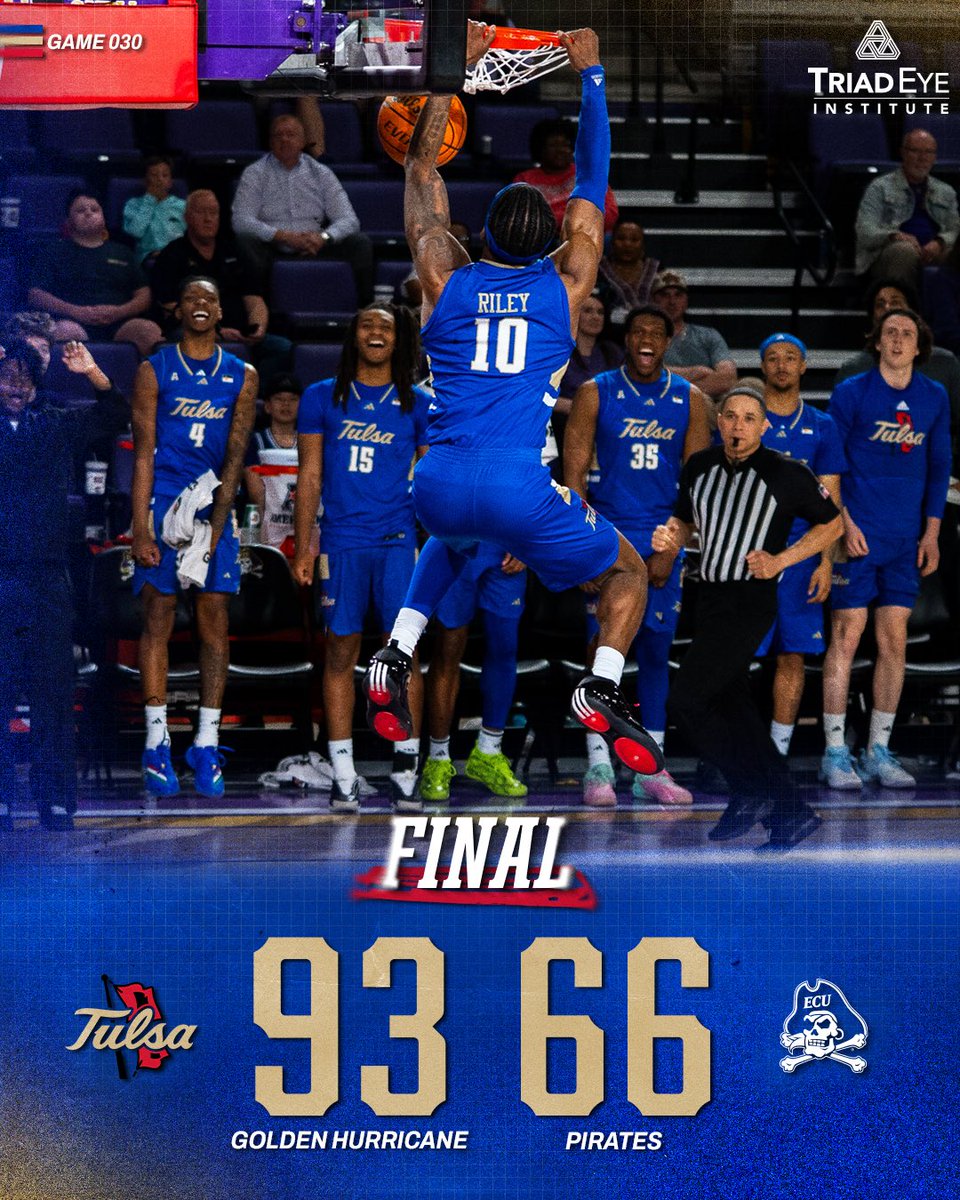 TulsaMBB's tweet photo. made ‘em walk the plank 🏴‍☠️

#ReignCane https://t.co/OMGy66VY8C