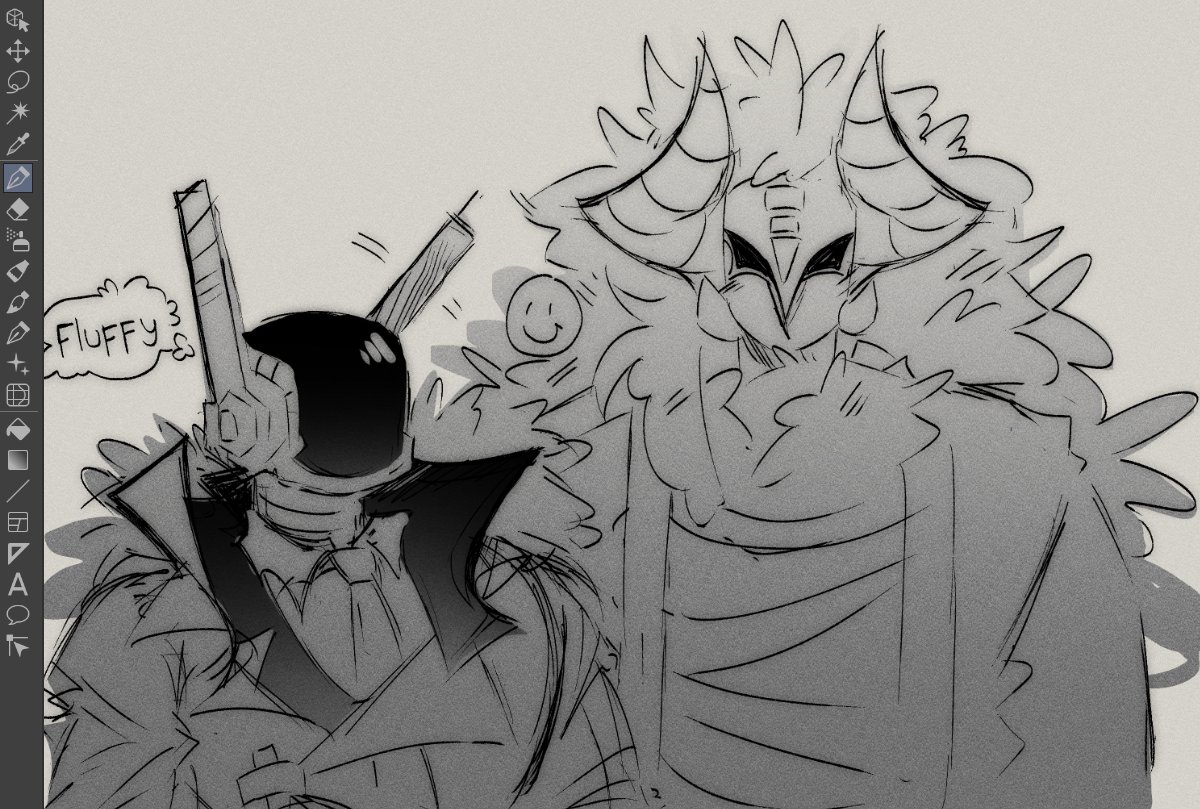 _mukiflan's tweet image. I love how fluffy the fandom draws him
#hypertana #phighting