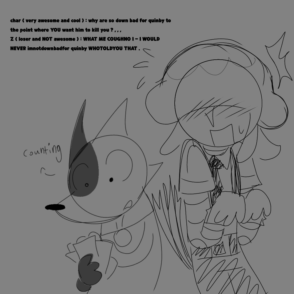 Quinbybee690's tweet photo. Robochef doodles bc I miss them(except *[Z]) and ft char @slihtly_akursed !!!! Hi char!!!
#investigators
#investigatorsbook
#investigatorsoc
#investigatorsfanart https://t.co/Mz8l5f5lLg