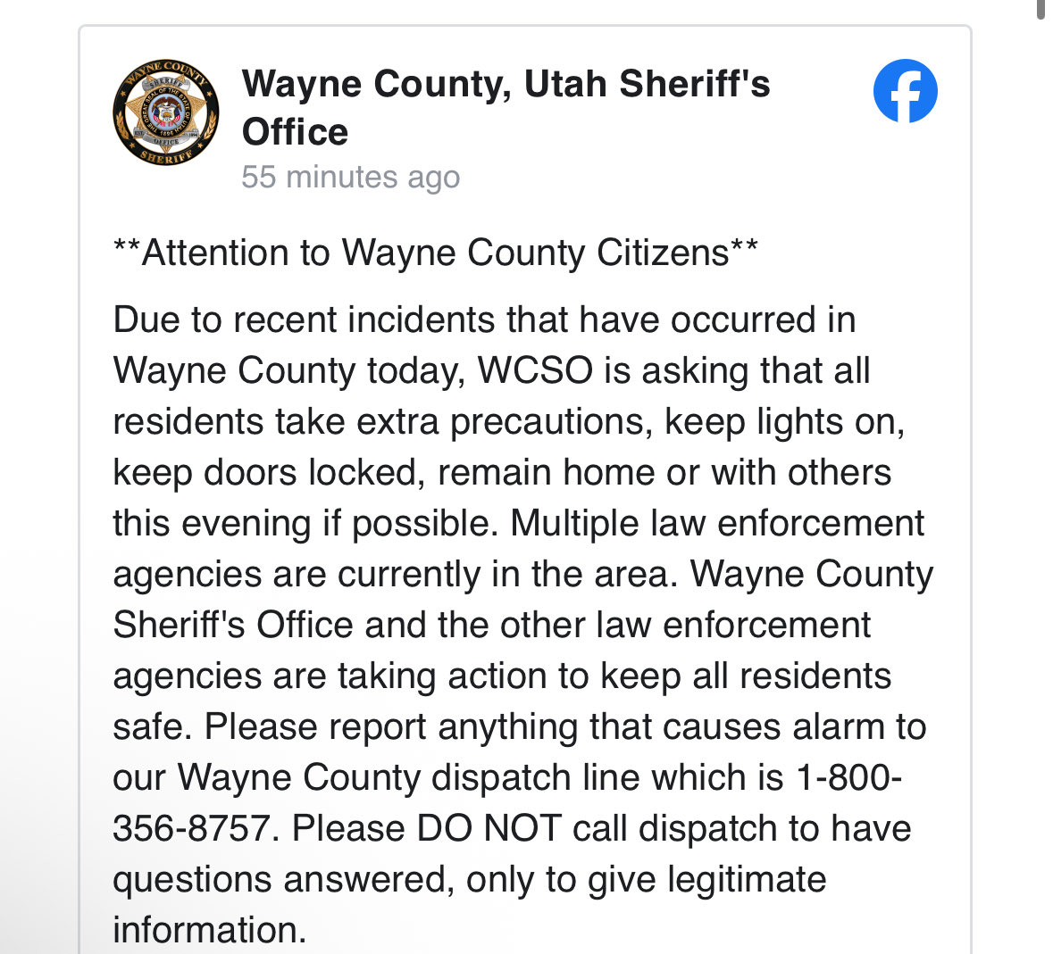TL;DR: The warning issued by the Wayne County Sheriff’s Office was dangerously vague and completely mismatched to the threat the public was actually facing.

Ivan Miller had slept in an elderly woman’s shed, waited for her to leave home, broke into her house, waited for her to