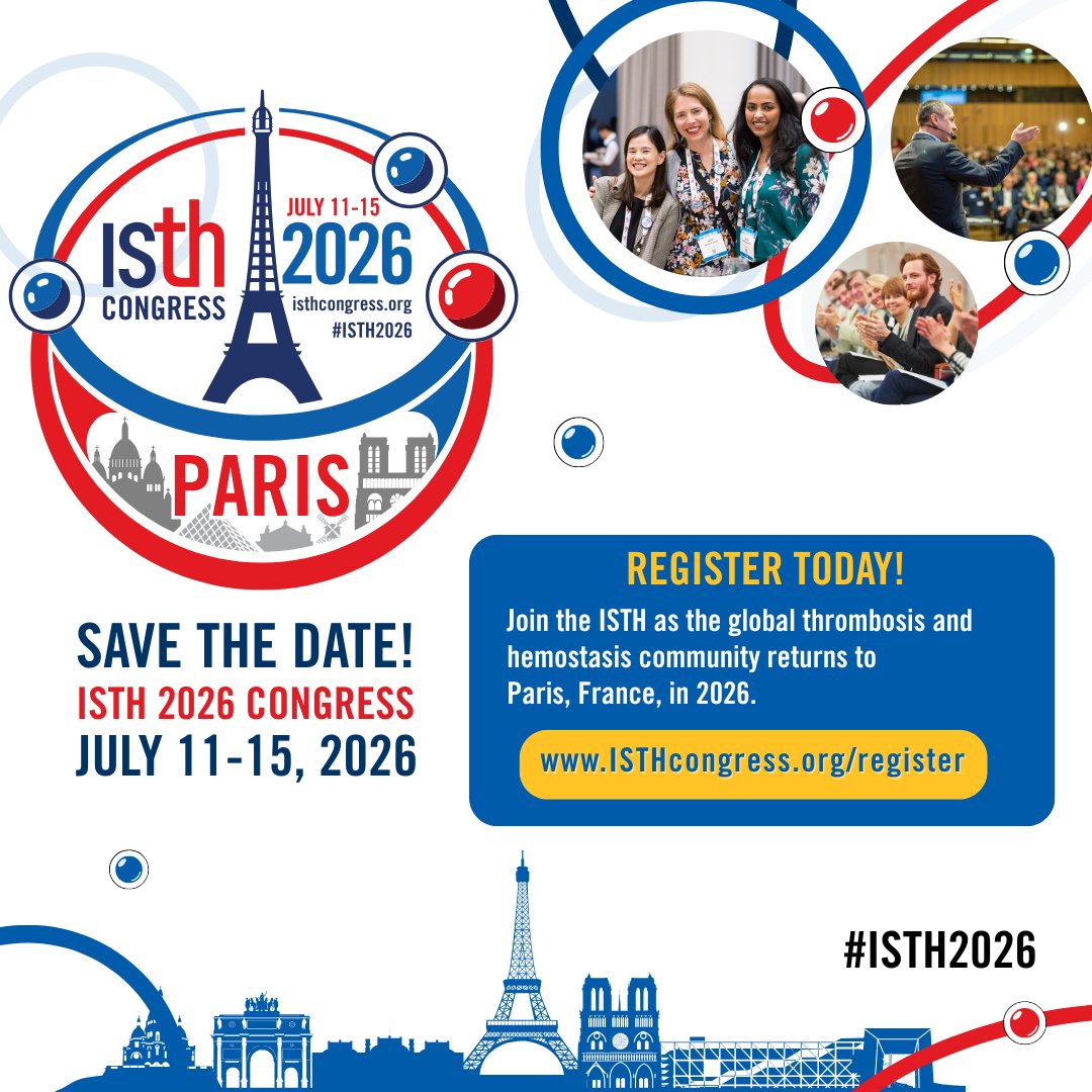 HQapsth's tweet photo. Join ISTH in Paris, France. The global thrommbosis and hemostasis community. Share latest science in the meeting and enjoy network with your friends. #APSTH #ISTH #WTD https://t.co/JsgEdYUG4Q