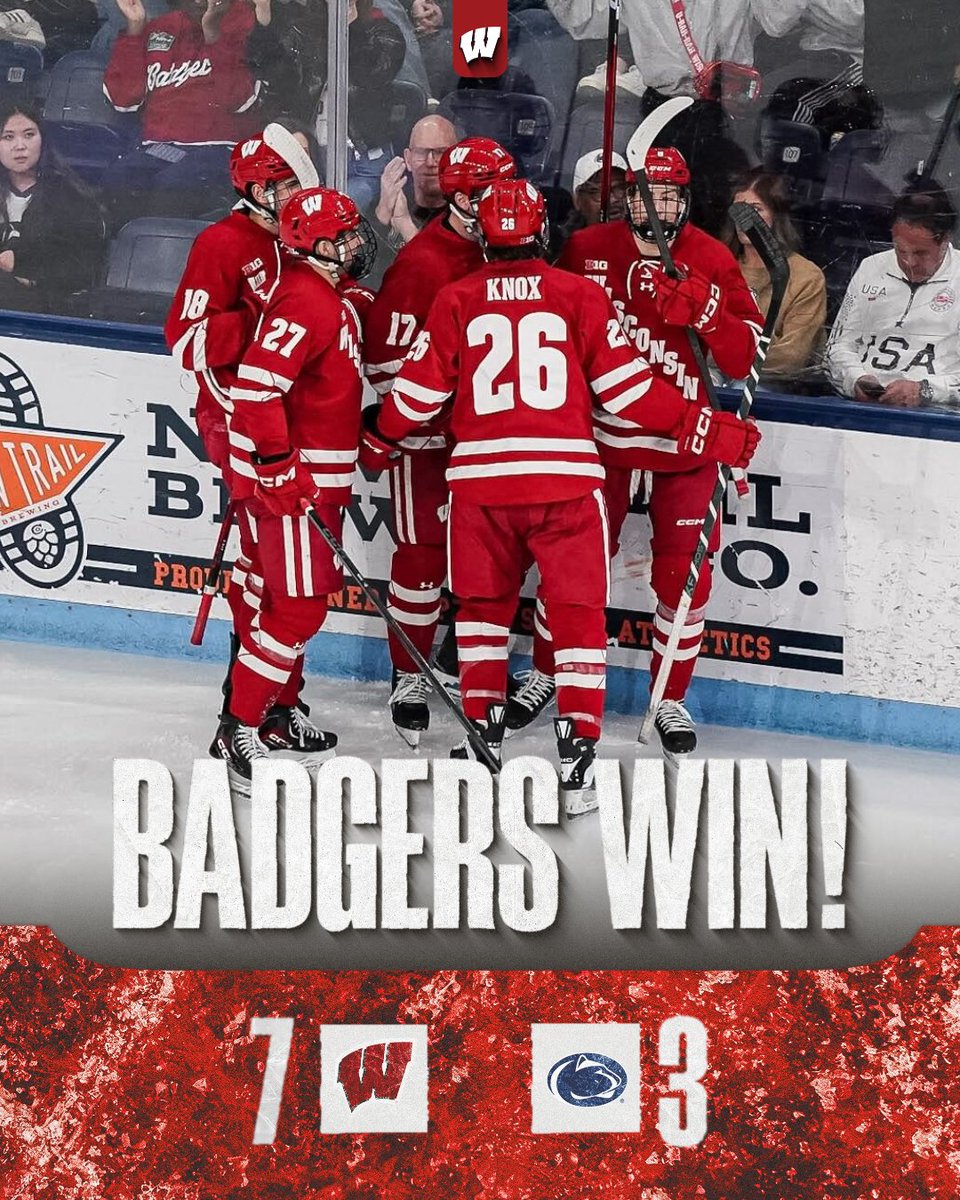 Happy Badgers in Happy Valley 😁

B1G WIN!