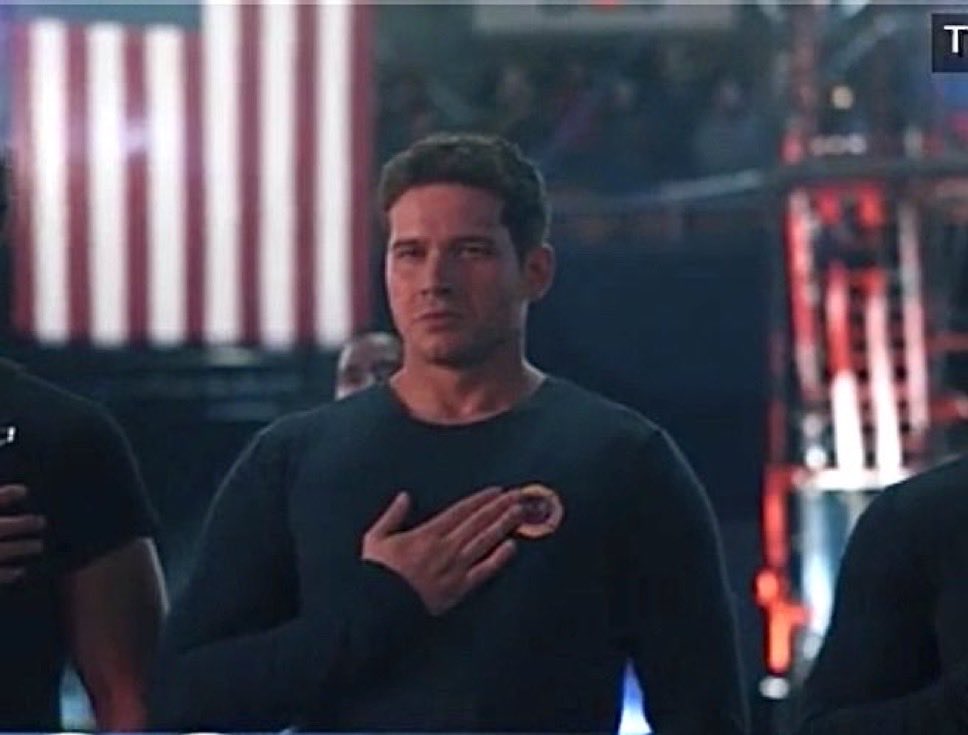 evanBlmao's tweet photo. you can tell the 6’2 british man didn’t spend  12 years in school standing for the pledge he looks so unnatural https://t.co/vQhvywe1Ol