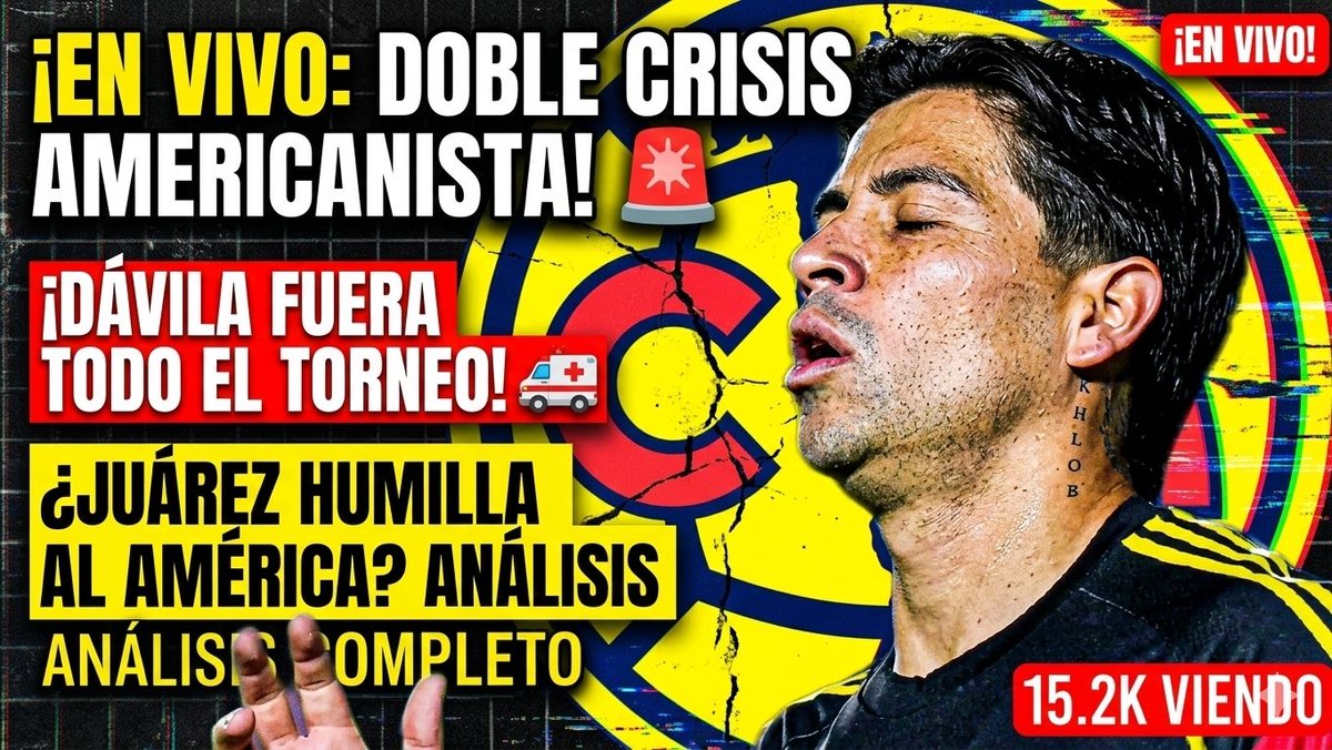 Vamos al canal de YouTube para platicar de las noticias y el análisis del <a href="/ClubAmerica/">Club América</a> 

¡Cáiganle, ya! 

👇👇👇

🦅🦅🚨AMÉRICA MAL Y DE MALAS🚨🦅🦅 | CLUB AMÉRICA. youtube.com/live/-rqZ1IZ-S… vía <a href="/YouTube/">YouTube</a>