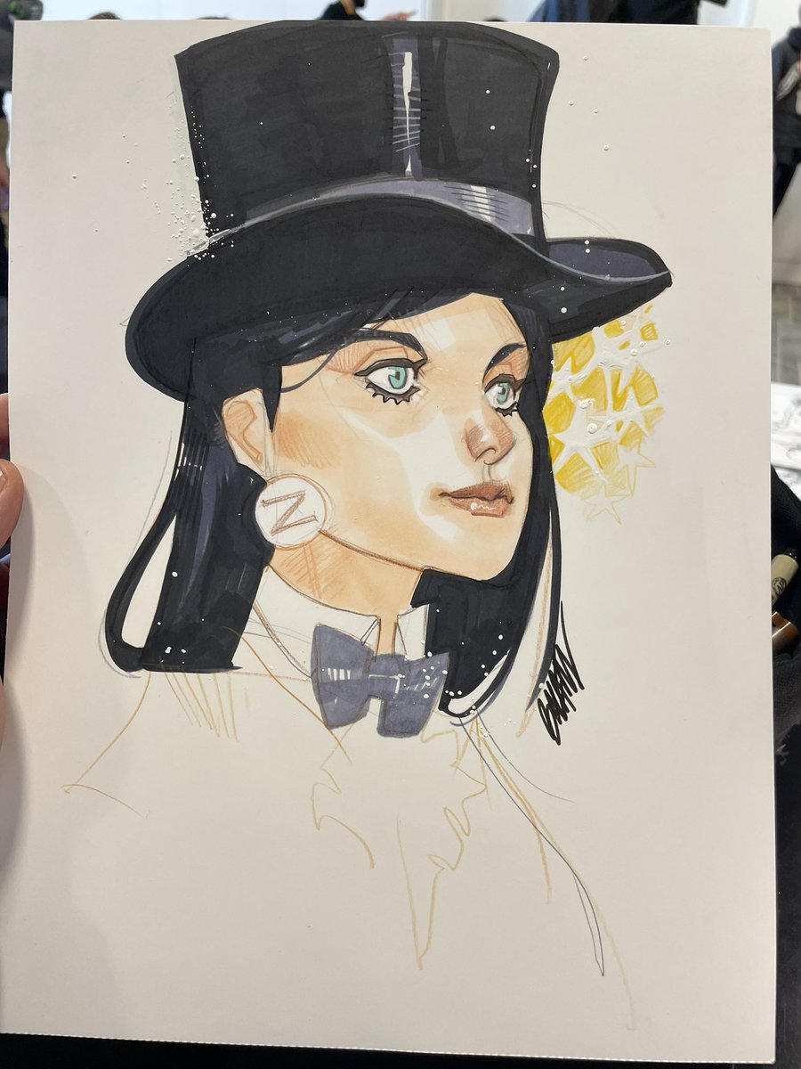 EnidBalam's tweet photo. #zatana #dccomics #originalart https://t.co/RtXT9X23Zh