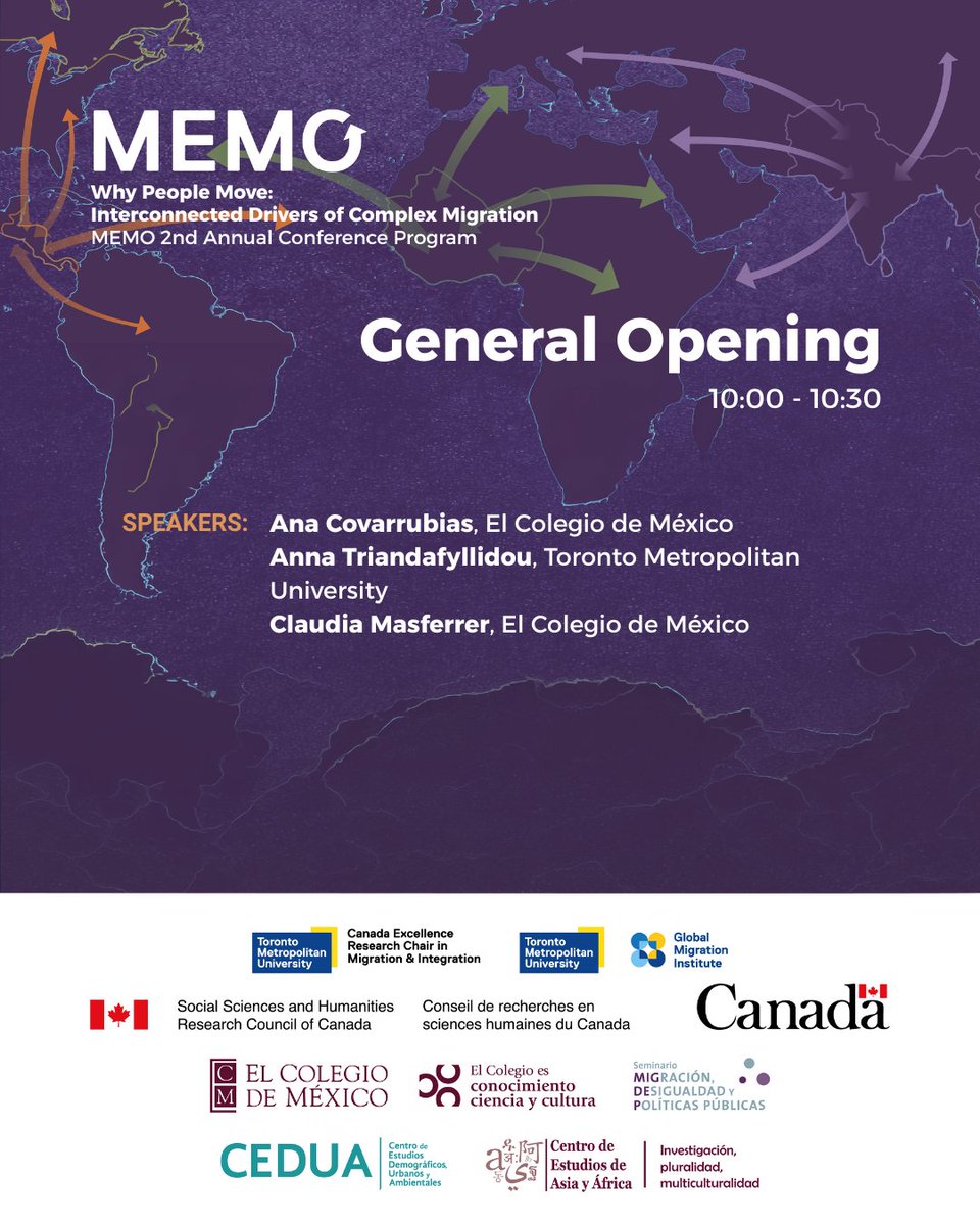 SeminarioMigdep's tweet photo. 📢 #NoTeLoPierdas Les compartimos el itinerario del ➡️ Día 1 📅 10 de marzo ⬅️ del Coloquio Internacional “Why People Move: Interconnected Drivers of Migration” 👇 https://t.co/FZQQd9aKMT