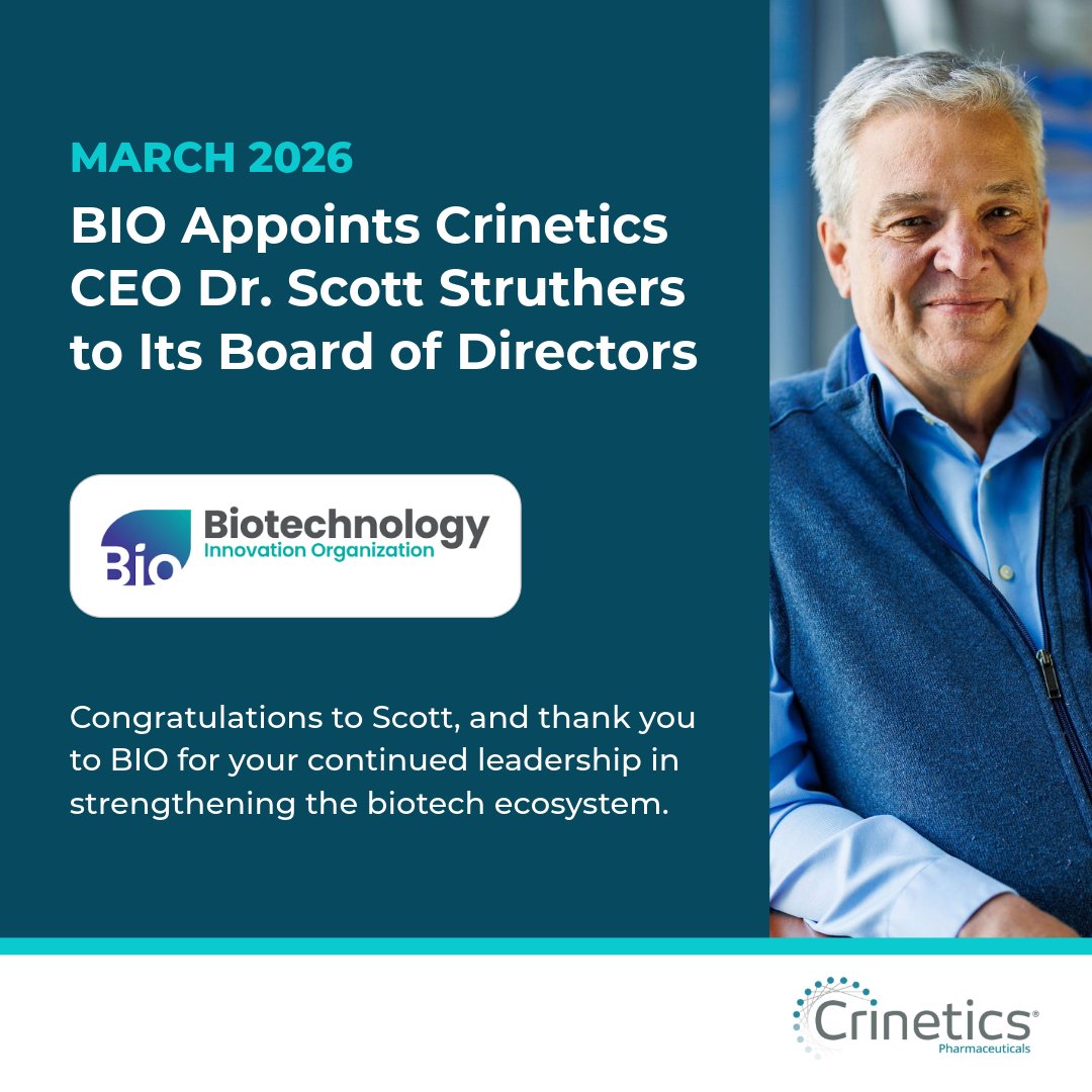 Crinetics Pharmaceuticals tweet media