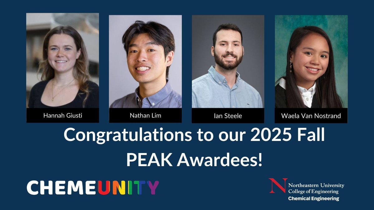 Chemical Engineering at Northeastern University tweet media