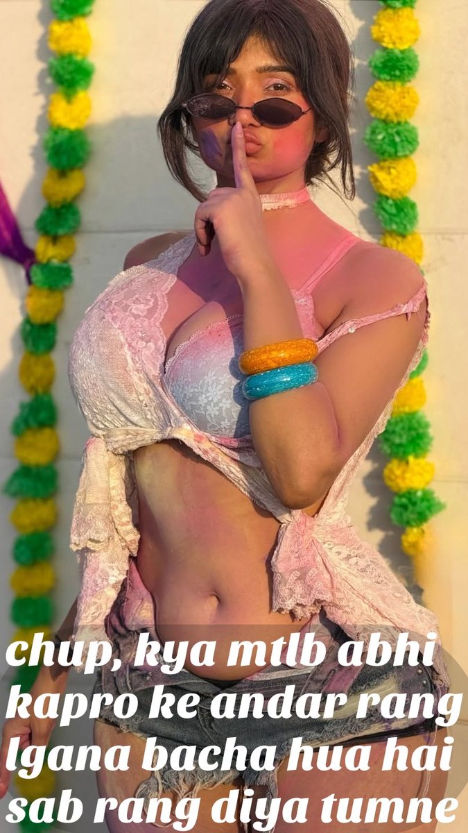 tatakaex233's tweet photo. Tera young nephew holi pe teri biwi k sth

Ur wife-chupo pure badan pe tabse ragar ke rang lga rhe ho aur ab bolte ho ki kapro ke andar lgana h bulau tmhare uncle ko🤨

Chotu-sorry aunty🥺

Ur wife-hehe😏😌 sham ko jb tere uncle chale jayenge tb akey jitna andar lgana ho lga lena https://t.co/E9LeWdRoNr