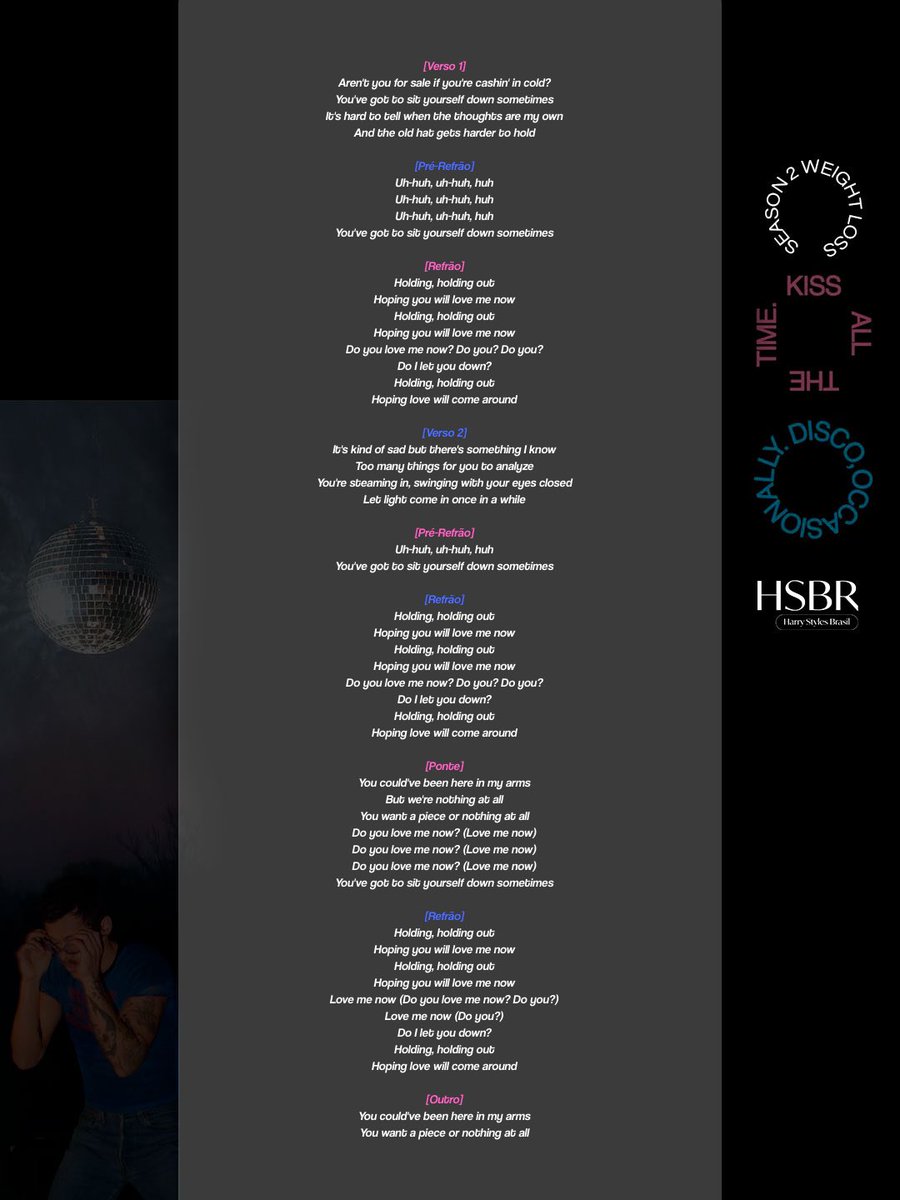 harrysbrasil's tweet photo. Letra e tradução de “Season 2 Weight Loss” https://t.co/BM8iM4BWrQ