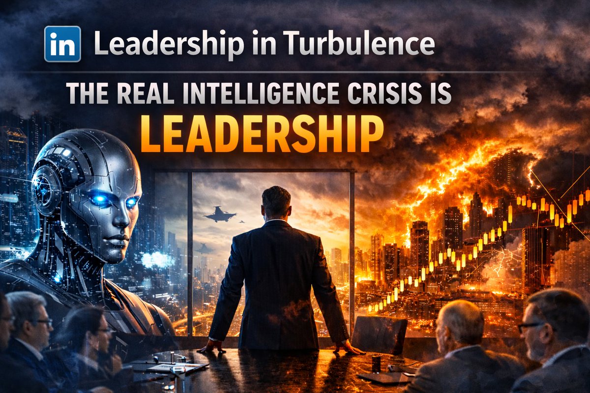 cee_global's tweet photo. 𝐓𝐡𝐞 𝐑𝐞𝐚𝐥 𝐈𝐧𝐭𝐞𝐥𝐥𝐢𝐠𝐞𝐧𝐜𝐞 𝐂𝐫𝐢𝐬𝐢𝐬 𝐈𝐬 𝐋𝐞𝐚𝐝𝐞𝐫𝐬𝐡𝐢𝐩
𝐋𝐞𝐚𝐝𝐞𝐫𝐬𝐡𝐢𝐩 𝐢𝐧 𝐓𝐮𝐫𝐛𝐮𝐥𝐞𝐧𝐜𝐞 | 𝐏𝐫𝐨𝐟. 𝐒𝐚𝐭𝐭𝐚𝐫 𝐁𝐚𝐰𝐚𝐧𝐲
https://t.co/ixMSVV8z2E https://t.co/ET2ma1PO2T