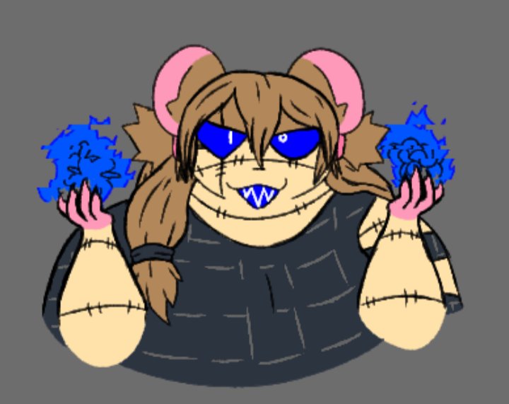 V0XLE's tweet photo. drew my hamster sona as mahito https://t.co/gYCeMTAaCP