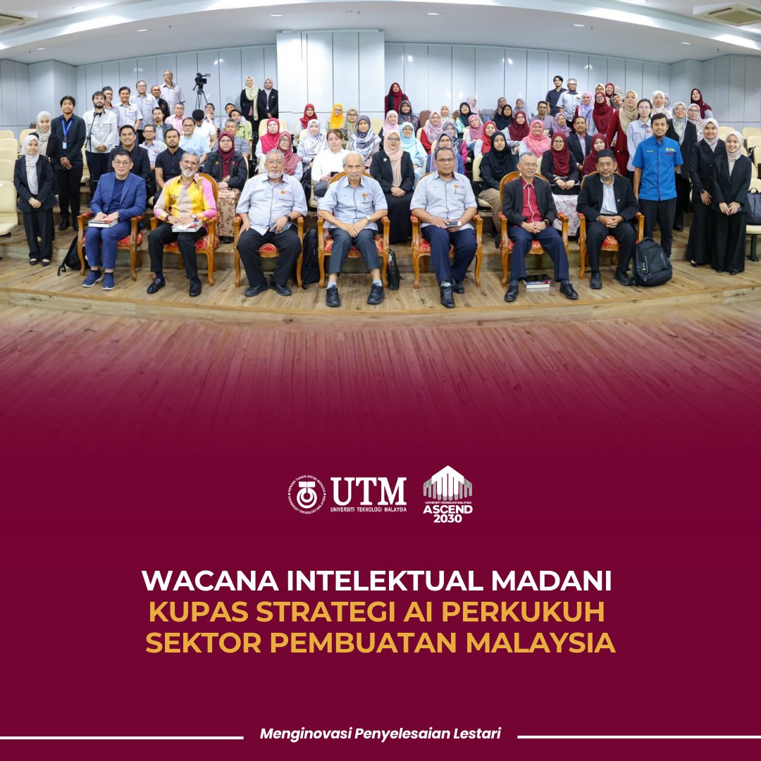 Universiti Teknologi Malaysia (UTM) tweet media