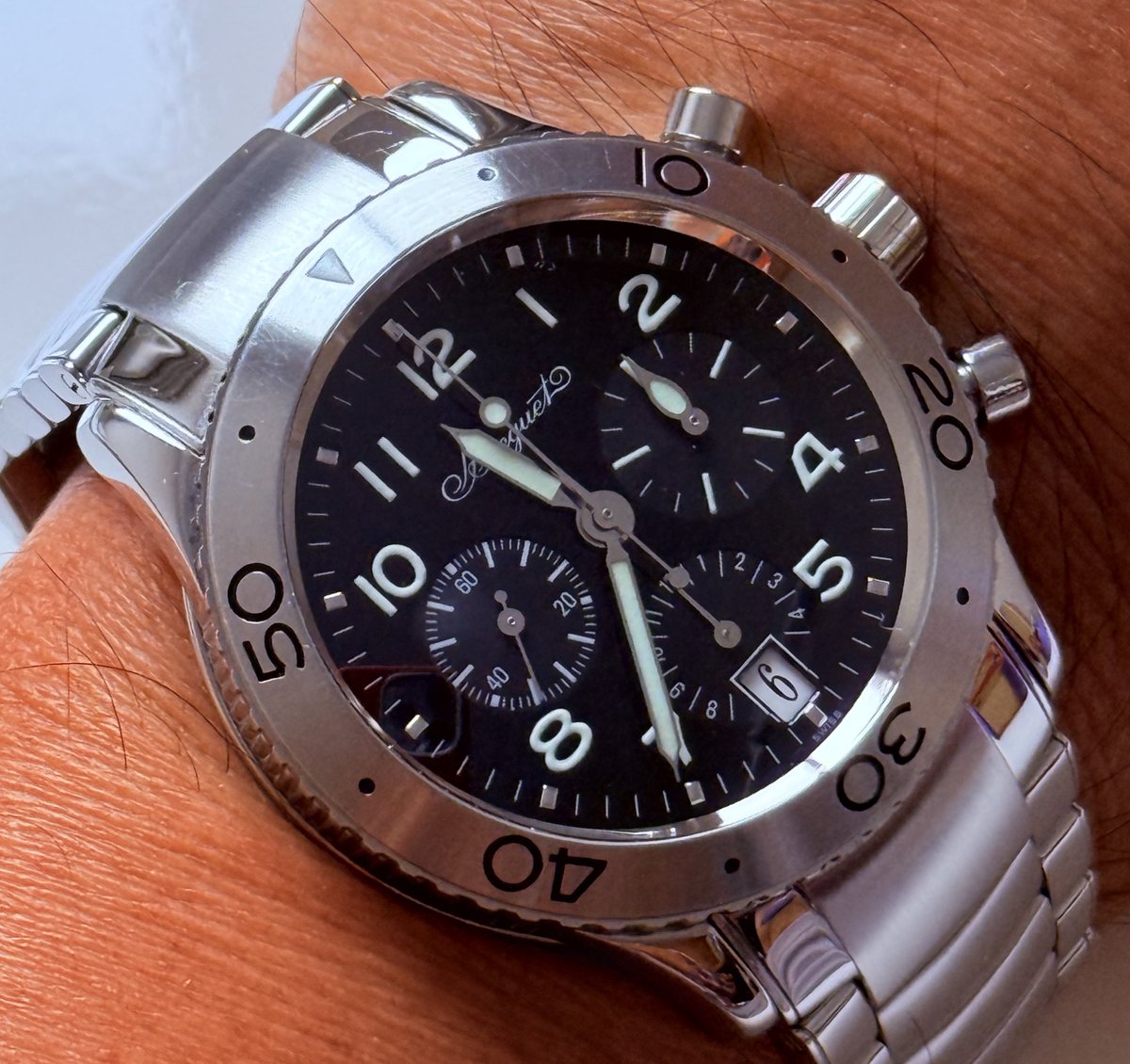 syualbireo's tweet photo. どんよりとした☁️ですね
本日の相棒

#ブレゲ  #トランスアトランティック 
#typexx #3820st #breguet https://t.co/i0DHYwUFYw