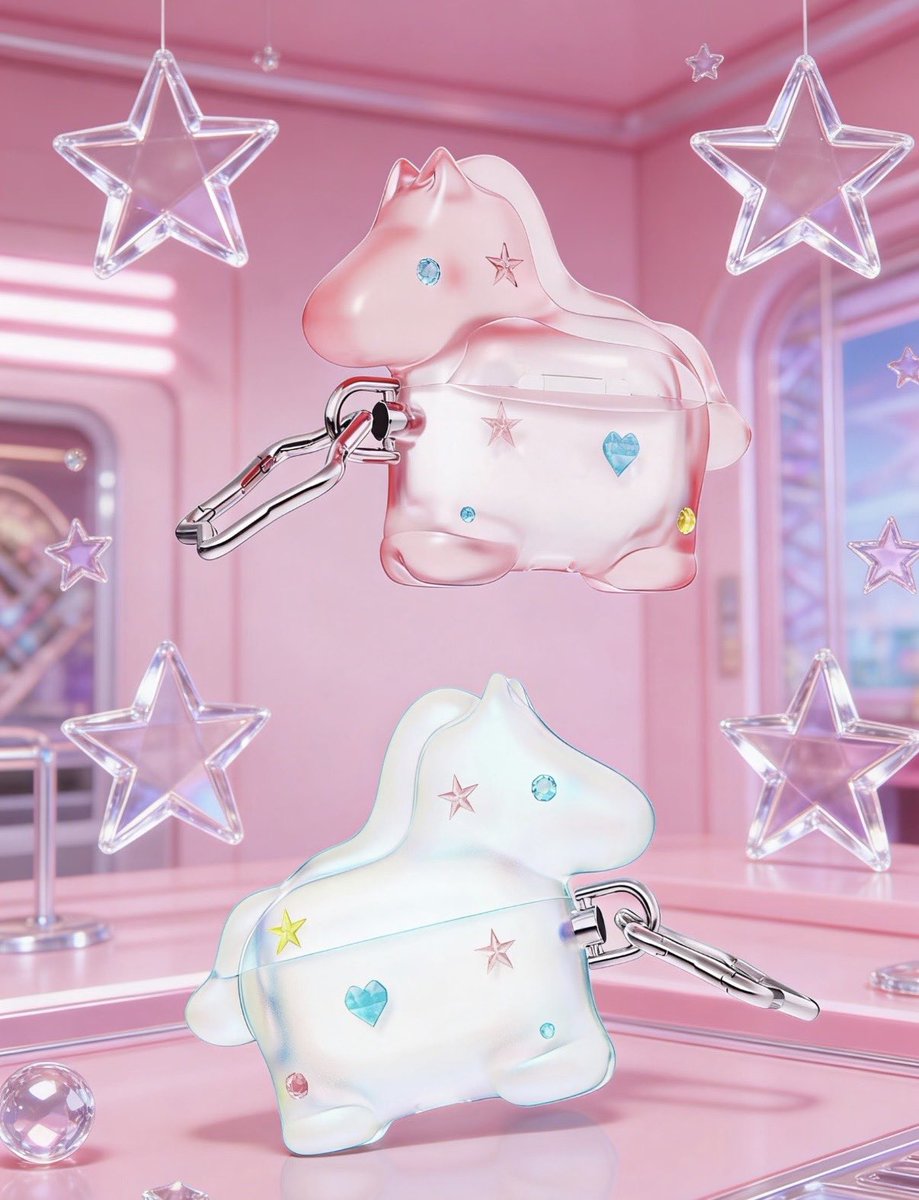 solethings_twit's tweet photo. 럭키 유니콘 에어팟 케이스 🦄✨
3D 프린팅으로 완성된 입체 유니콘 디자인

하트 · 별 · 큐빅 포인트로
키치한 무드 가득 💕

https://t.co/DUcdXmfdqi https://t.co/26bglnGkVH
