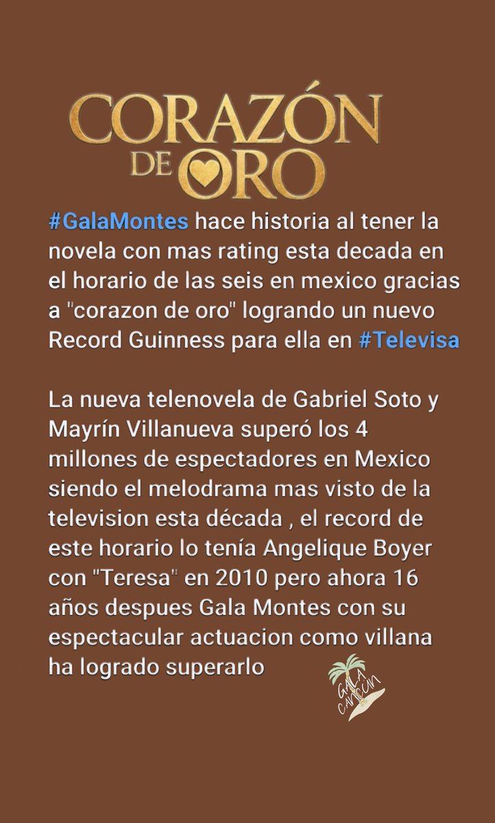 deyanira_mb2802's tweet photo. Elegí La Novela Indicada 😌
#galamontes #catalina #corazondeoro #telenovela #recordholder https://t.co/blqngjIVc5