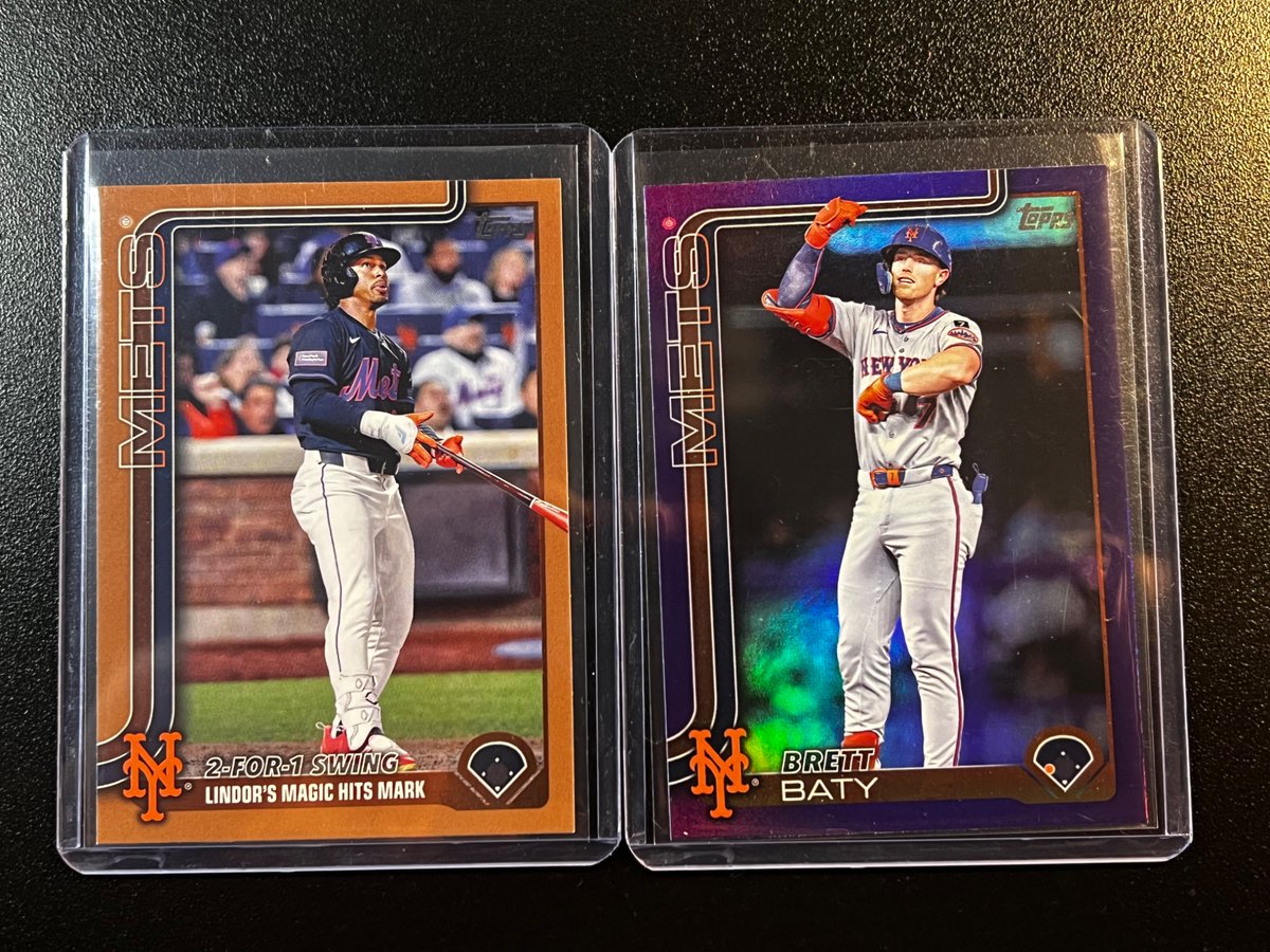 PackFreshPapi's tweet photo. Lindor gold /2026
Baty purple/250

$4 each or $7 for the pair 

💵 $5 flat rate shipping (BMWT)
📦 Stack until Sunday 3/8
👀 Follow the sale: #StackFreshPapi https://t.co/VsjCmrfuYn