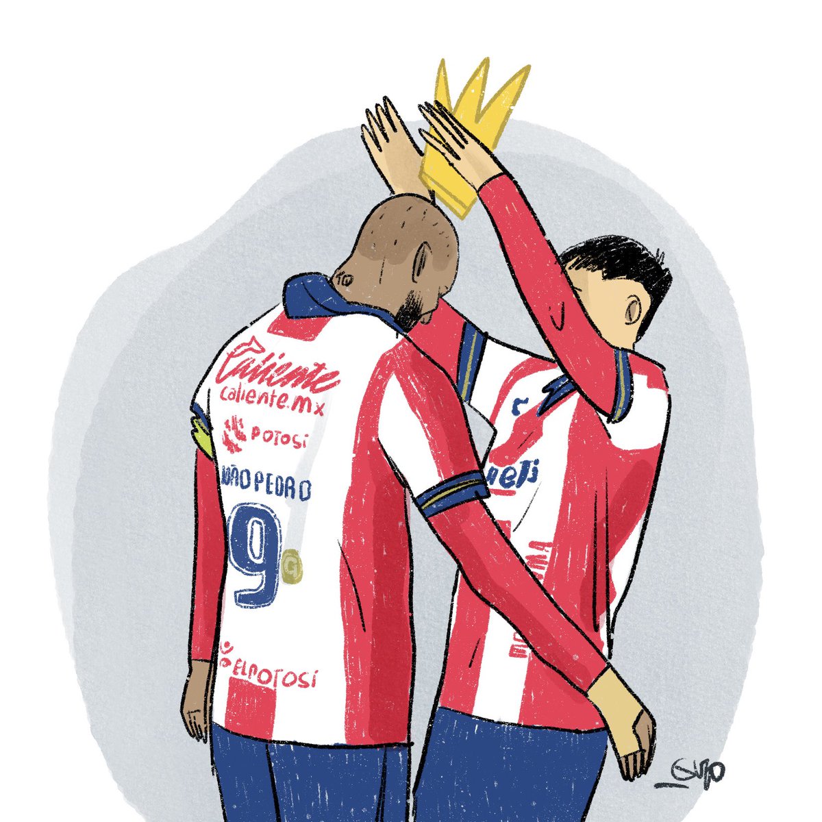 Pedrão de ouro! 
João Pedro Artilheiro
<a href="/AtletideSanLuis/">Atlético de San Luis</a>