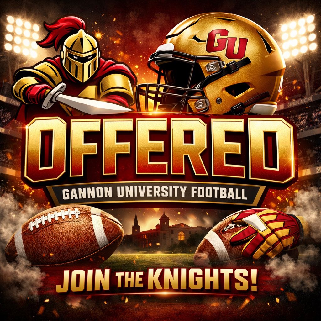 DezarionTriplin's tweet photo. Blessed to received and offer from Gannon university #GUstrong
#AGTG #BLESSED https://t.co/iZO6T6m6hJ