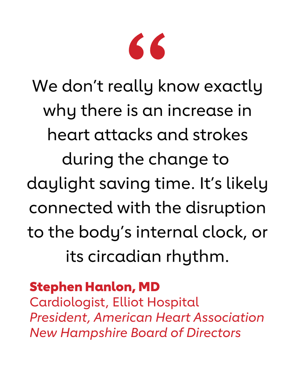 AHANewJersey's tweet photo. ⏰ Daylight Saving Time is this weekend! Research shows the time change may come with more than just lost sleep. Studies link the shift to a spike in heart attacks and strokes in the days that follow, likely due to disruptions in our circadian rhythm. https://t.co/cohp2lsSb0