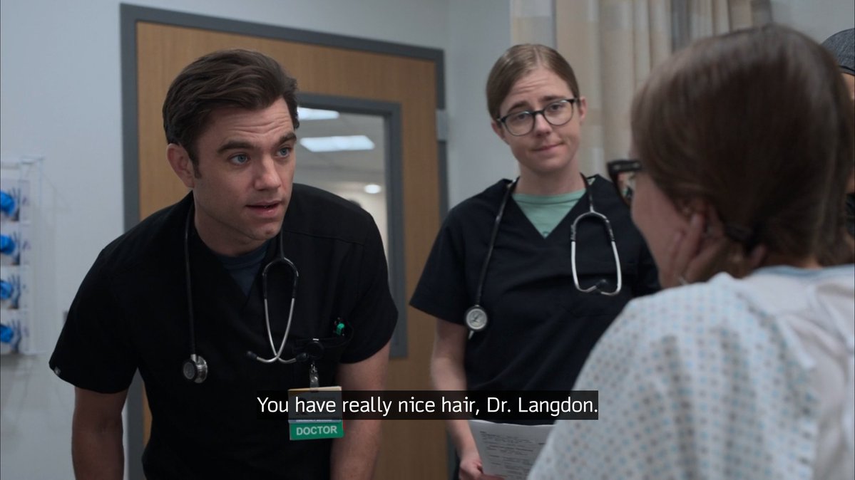 dressed4funeral's tweet image. langdon cheesing at the king sisters saying nice things about him i said oh im sure !!