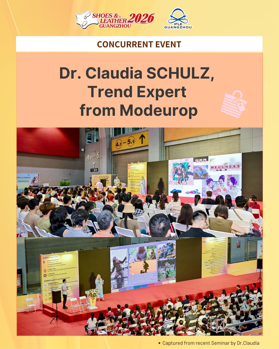 CoRepute's tweet image. 🎨 Step into the colors of tomorrow!

👞 The 34th Shoes &amp;amp; Leather – Guangzhou I IFLE – Guangzhou
📆 20–22 May 2026 
👉 Secure your spot today!
🔗 toprepute.com.hk/shoes-and-leat…

#ColourTrends #SpringSummer2027 #FashionInsights #ShoesAndLeather