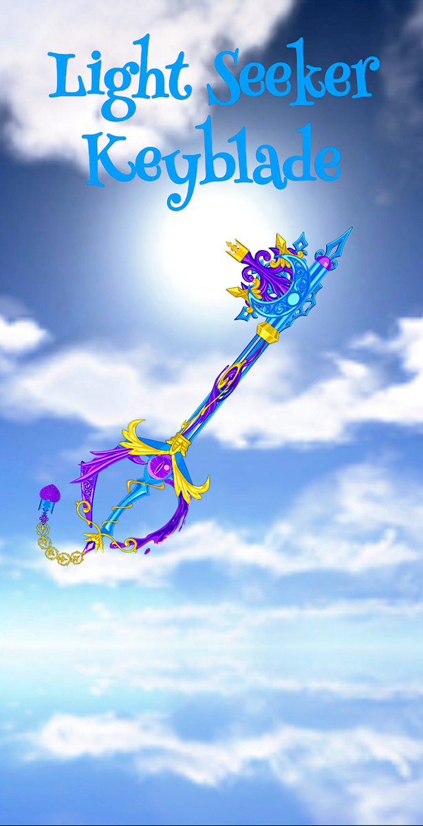 MikeyEdwards14's tweet photo. My own Keyblade I created on SwordMaker🩵💛💜🗝🗡 https://t.co/ptB5WSbV2Q