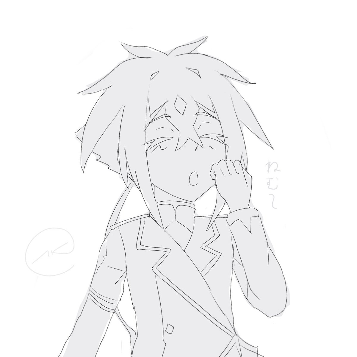 akanimatorbo's tweet photo. ねむい〜
☀
#アニシャド  #ansd_FA #イラスト https://t.co/XLJsM0oS7i